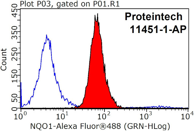 NQO1 Antibody in Flow Cytometry (Flow)