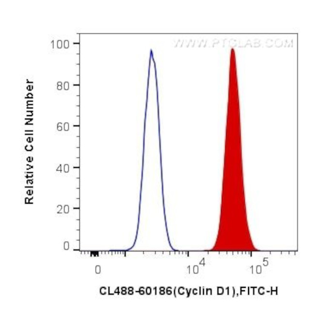 Cyclin D1 Antibody in Flow Cytometry (Flow)